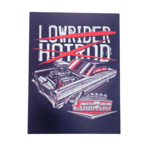 Lowrod 1964 printed plastic sign